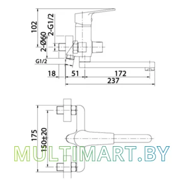 Смеситель Milardo Helic HELSB02M02 картинка 3
